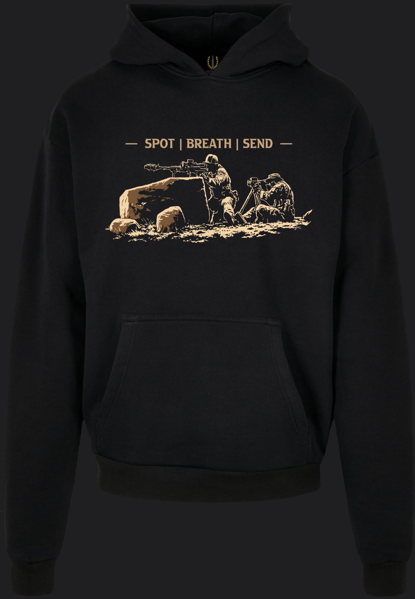 HEAVY HOODIE - SPOT BREATH SEND