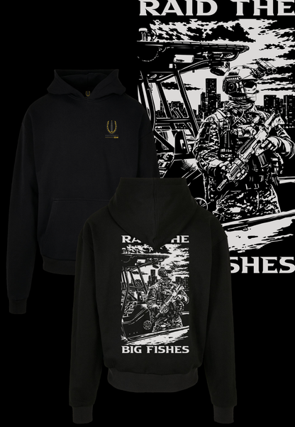 HEAVY HOODIE - RAID THE BIG FISHES