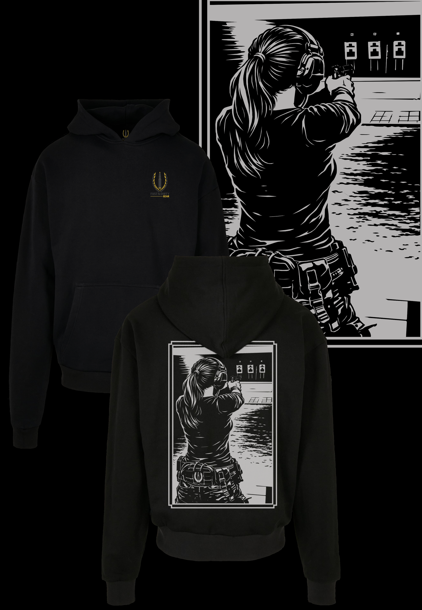 HEAVY HOODIE - RANGE DAY FEMALE