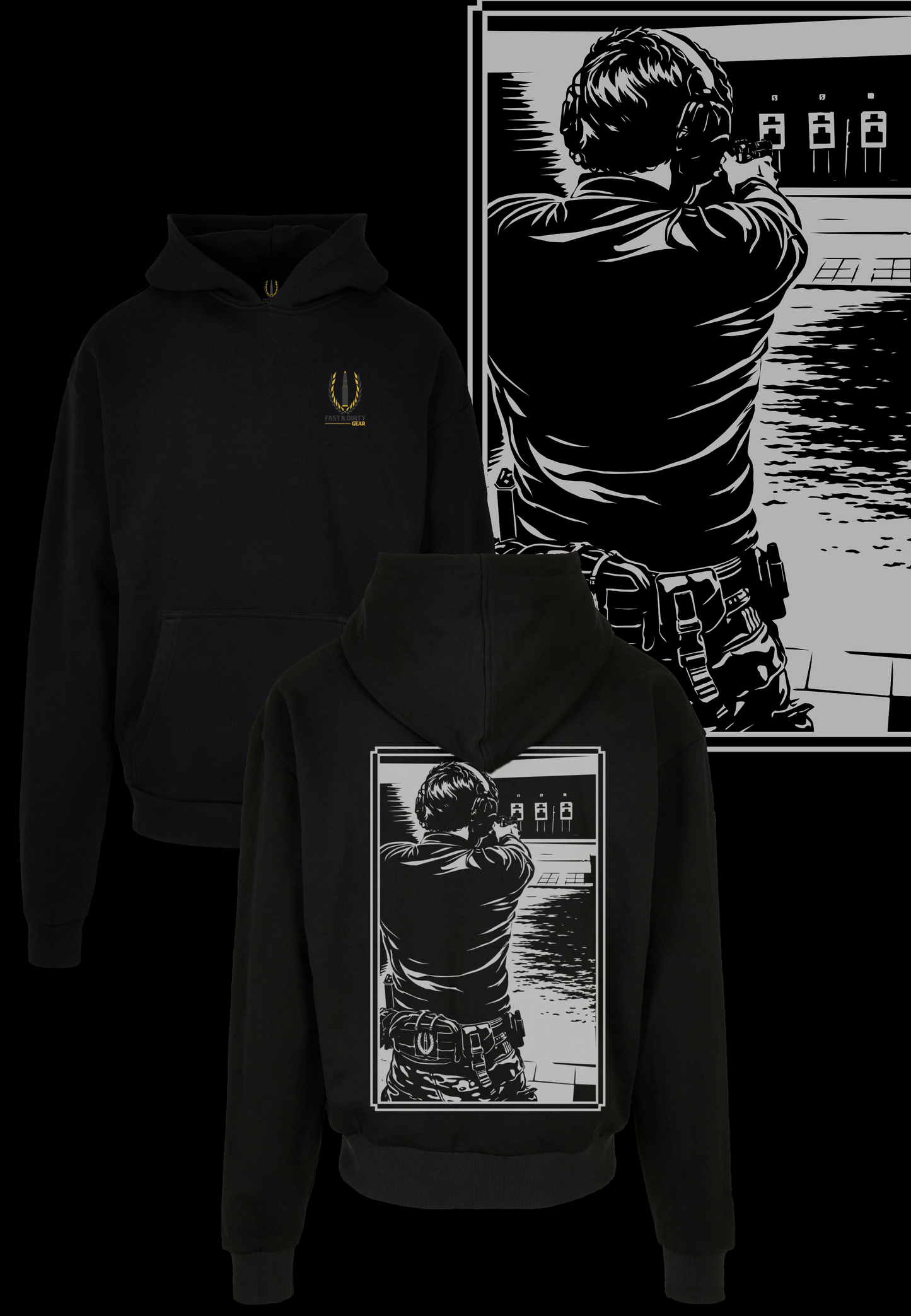 HEAVY HOODIE - RANGE DAY MALE