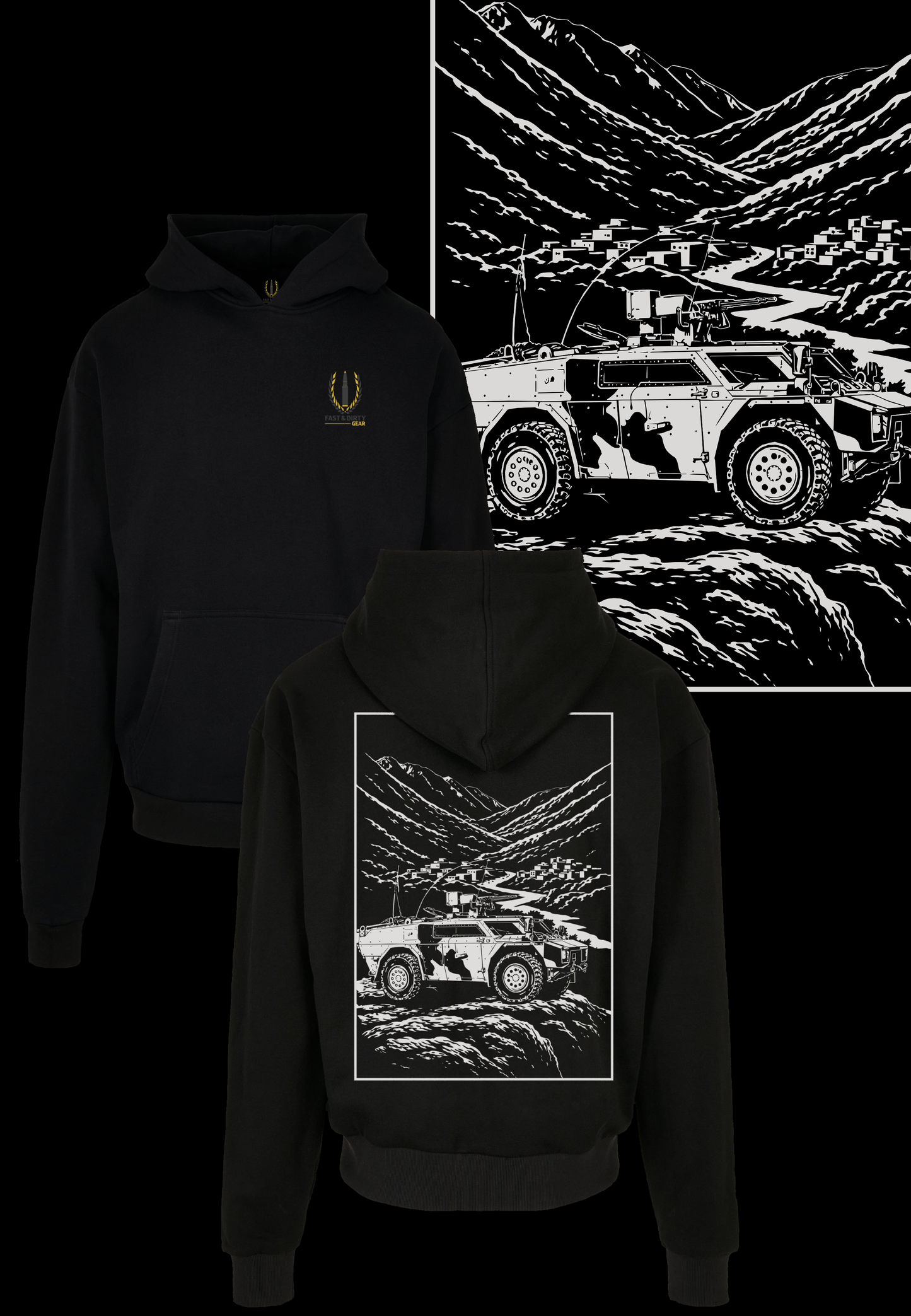 HEAVY HOODIE - RECONNAISSANCE