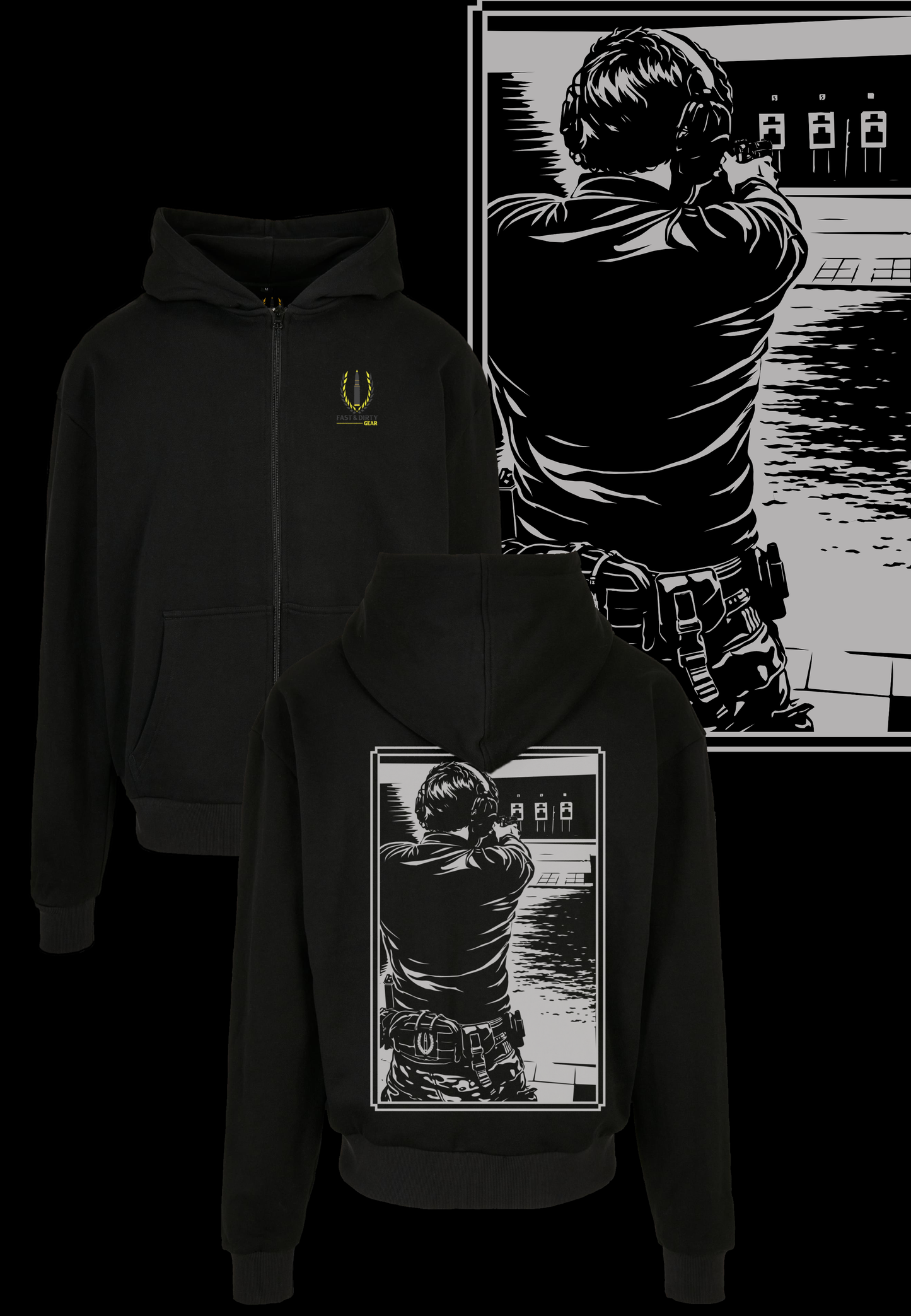 HEAVY ZIPPER - RANGE DAY MALE