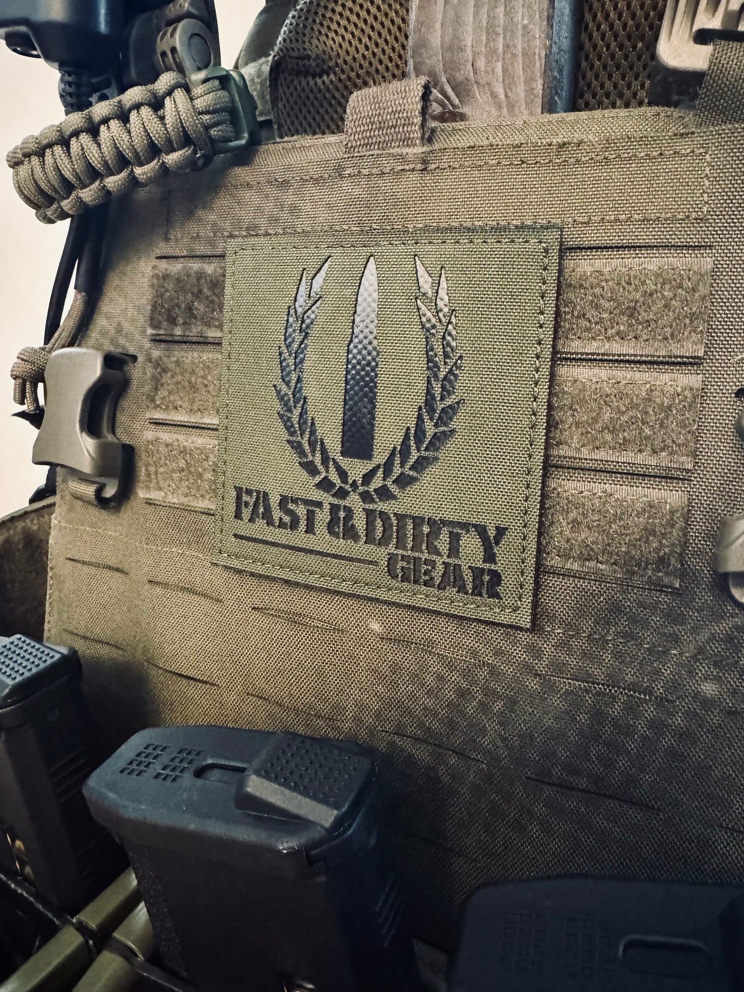 FAST AND DIRTY - LASERCUT PATCH