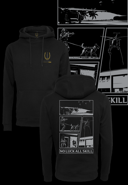 LIGHT HOODIE - NO LUCK ALL SKILL