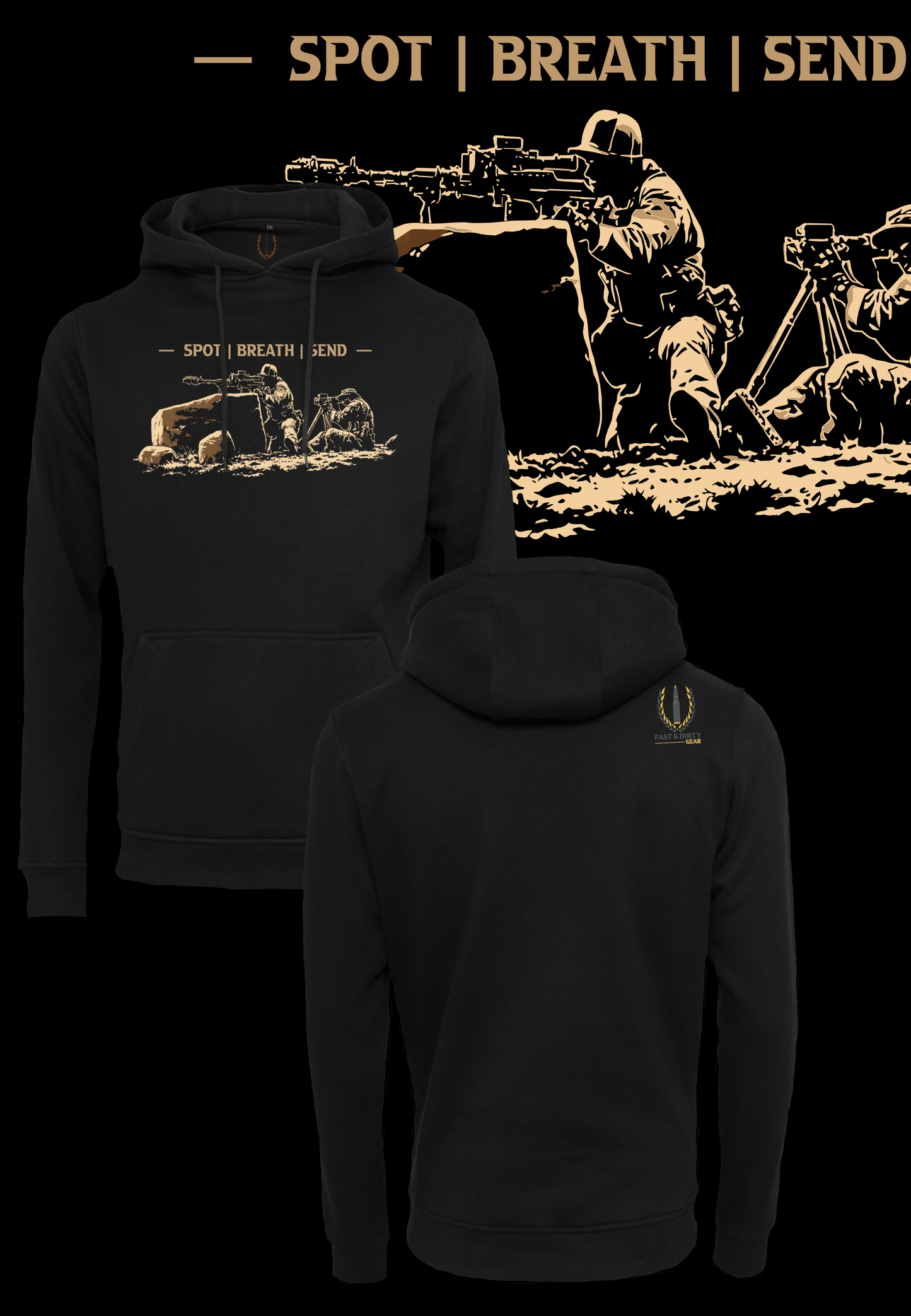 LIGHT HOODIE - SPOT BREATH SEND