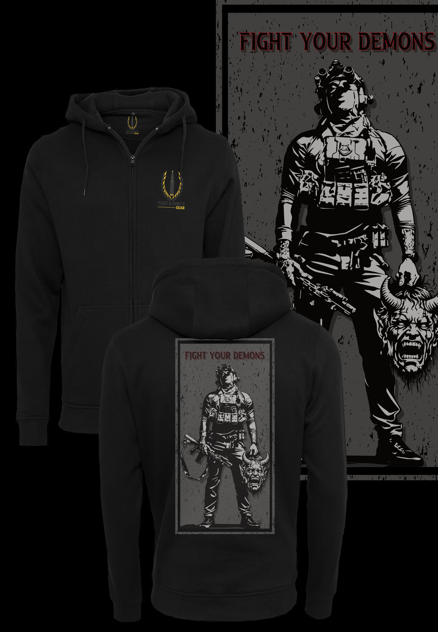 LIGHT ZIPPER - FIGHT YOUR DEMONS