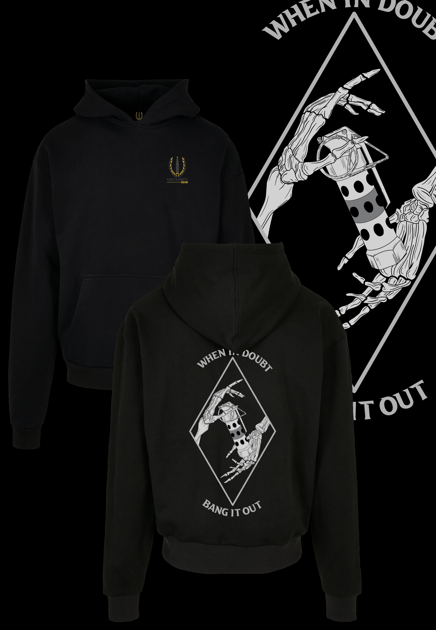 HEAVY HOODIE - BANG IT OUT